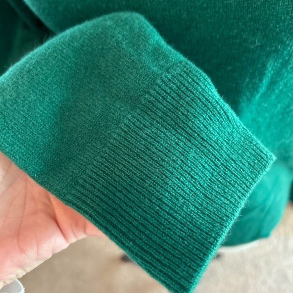 Quince Green Cashmere Sweater - Size Small - Picture 6 of 13